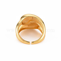 Манжеты из латуни с эмалью RJEW-S045-079-NR