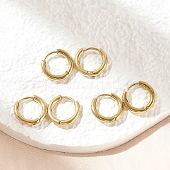 Серьги-кольца из нержавеющей стали 304 с ионным покрытием (IP)&nbsp;X-EJEW-P177-G-06