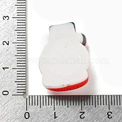 Рождественские кабошоны из непрозрачной смолы для декодирования RESI-U006-04D