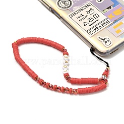 Бусины из полимерной глины ручной работы мобильные ремни HJEW-JM00547