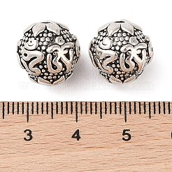 Сплавочные овальные бусины тибетского стиля &nbsp;FIND-C060-027AS