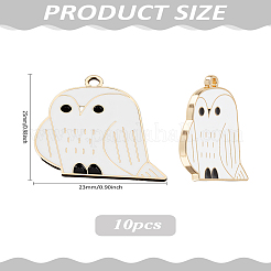 10 шт. Подвески из сплава с эмалью&nbsp;ENAM-LP0001-70