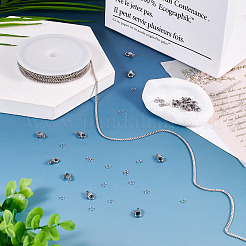 Набор для самостоятельного изготовления ожерелий/браслетов из латунных витых цепей&nbsp;DIY-TA0011-10