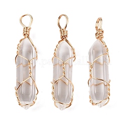 Подвески lampwork GLAA-T023-07J