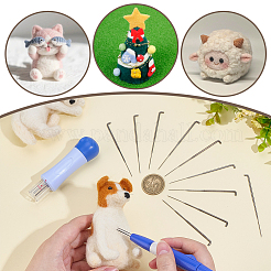 2 шт. 2 стиля пластиковая игла для валяния шерсти DIY-AR0004-90