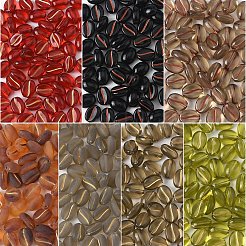 50шт прозрачные матовые акриловые бусины&nbsp;FACR-YW0001-09A