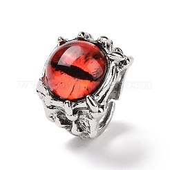 Кольца с широкой полосой из стекла драконьего глаза для мужчин RJEW-E017-01AS-02