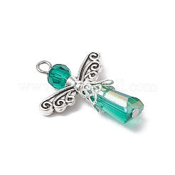 3шт стеклянные подвески PALLOY-JF03664-01