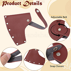 Чехлы для топоров из искусственной кожи&nbsp;AJEW-WH20020-318A