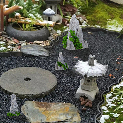 10 шт. 5 стиля смоляных горных украшений AJEW-FH0005-11