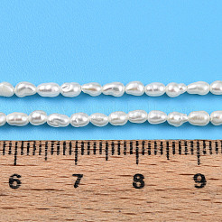 Нити из натурального культивированного пресноводного жемчуга PEAR-N012-02Y-01