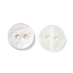 Плоские круглые кнопки на 2 отверстие BUTT-P012-11