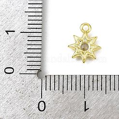 Подвески из латуни с прозрачным фианитом KK-L238-12G