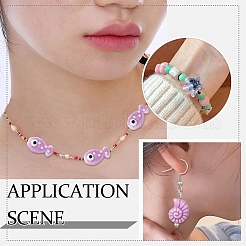 40шт 8 стиля фарфоровые бусины ручной работы&nbsp;PORC-YW0001-80