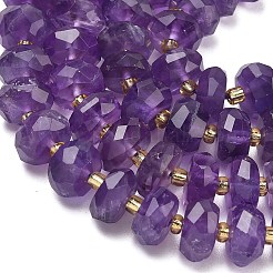 Природный аметист нитей бисера&nbsp;G-L642-J07-03