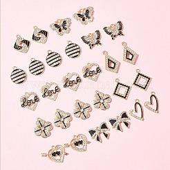 28шт 11 стиля подвески из сплава с эмалью&nbsp;FIND-FS0003-24