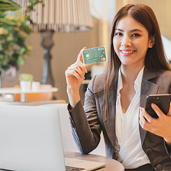 Держатели визитных карточек из ПВХ&nbsp;AJEW-CP0009-25