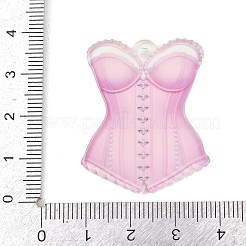 Непрозрачные акриловые подвески с принтом ко Дню святого Валентина&nbsp;OACR-A045-06E