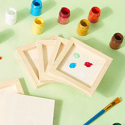 DIY детская деревянная отделка глиняная рамка для фотографий&nbsp;WOOD-WH20008-07E