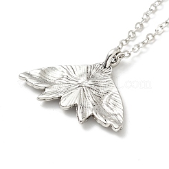 Эмалевое ожерелье с подвеской в виде черепа и луны NJEW-G056-09AS