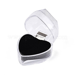Прозрачные акриловые коробки для хранения колец ко Дню святого Валентина&nbsp;OBOX-T001-01A
