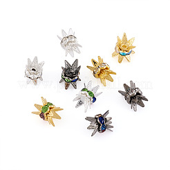 120 шт. 6-цветный колпачок из цинкового сплава FIND-YS0001-09