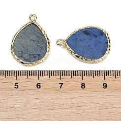 Подвески из натурального дюмортьерита&nbsp;G-K347-08G-03