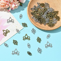 60 шт. 6 стиля тибетских звеньев/соединителей&nbsp;TIBE-YW0001-68-1