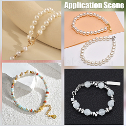 3000 шт. 5 цвета латунные обжимные бусины KK-SP0001-86