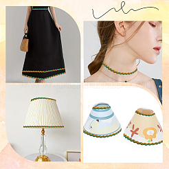 Лента для отделки из блестящего полиэстера с металлическим волнистым эффектом&nbsp;OCOR-GF0004-47D