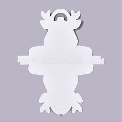 Рождественские оленьи бумажные подарочные пакеты CON-F008-01