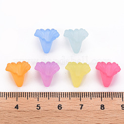 Матовые акриловые колпачки из бисера X-MACR-S371-10A