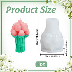 Силиконовые Молды для цветов&nbsp;DIY-WH0591-180