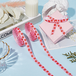 Полиэстеровая лента с рисунком арбуза для упаковки подарков OCOR-WH20007-28