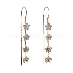 Болтающийся серьги сплава горный хрусталь FS-WG75843-01