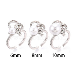 Узел латунный микропаве кубический цирконий чашка колышек закрепка кольца KK-N274-23P