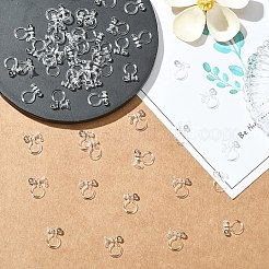 24 шт. пластиковая фурнитура для сережек-клипс&nbsp;KY-YW0002-32