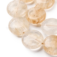 Арбуз камень стеклянные бусы пряди G-L605-B01-01