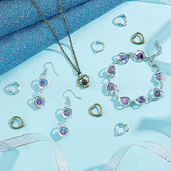 200шт. 2-цветные литые бусины-рамки FIND-GA0003-70