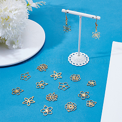 16 шт. 8 стиля подвески из нержавеющей стали 201&nbsp;STAS-WR0001-40