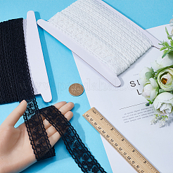 10 ярд 2-цветного молочного волокна с вышивкой и цветочным кружевом SRIB-GF0001-32