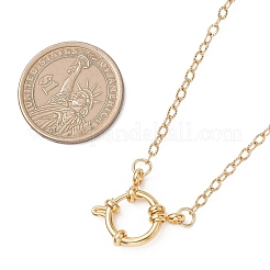 Цепочки из текстурированной проволоки толщиной 2.5 мм из нержавеющей стали 304 с застежками-пружинными кольцами&nbsp;NJEW-JN05710