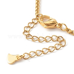 Изготовление браслета-цепочки из нержавеющей стали 304 AJEW-JB00992