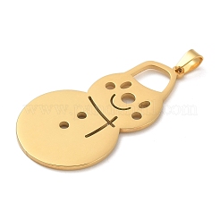 Подвески из нержавеющей стали 304 на рождественскую тематику&nbsp;STAS-Q005-01G-04