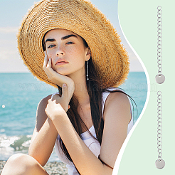 50 шт. удлинитель цепи из нержавеющей стали 304&nbsp;STAS-UN0053-98