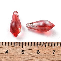 Бусины ручной работы бусины золотого песка&nbsp;LAMP-M024-01F