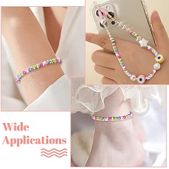 60 г 10 цвета непрозрачные акриловые бусины MACR-CJ0002-20