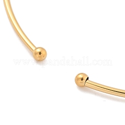 Изготовление браслета-манжеты из нержавеющей стали 304 AJEW-P127-01G