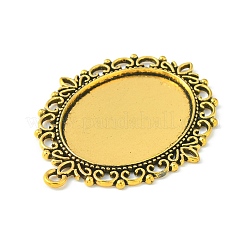 Сеттинги для кулона ( кабошона ) тибетского стиля&nbsp;X-TIBEP-G007-AG