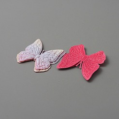 Ткань в форме бабочки пришить нашивки аппликация&nbsp;DIY-WH0032-89B